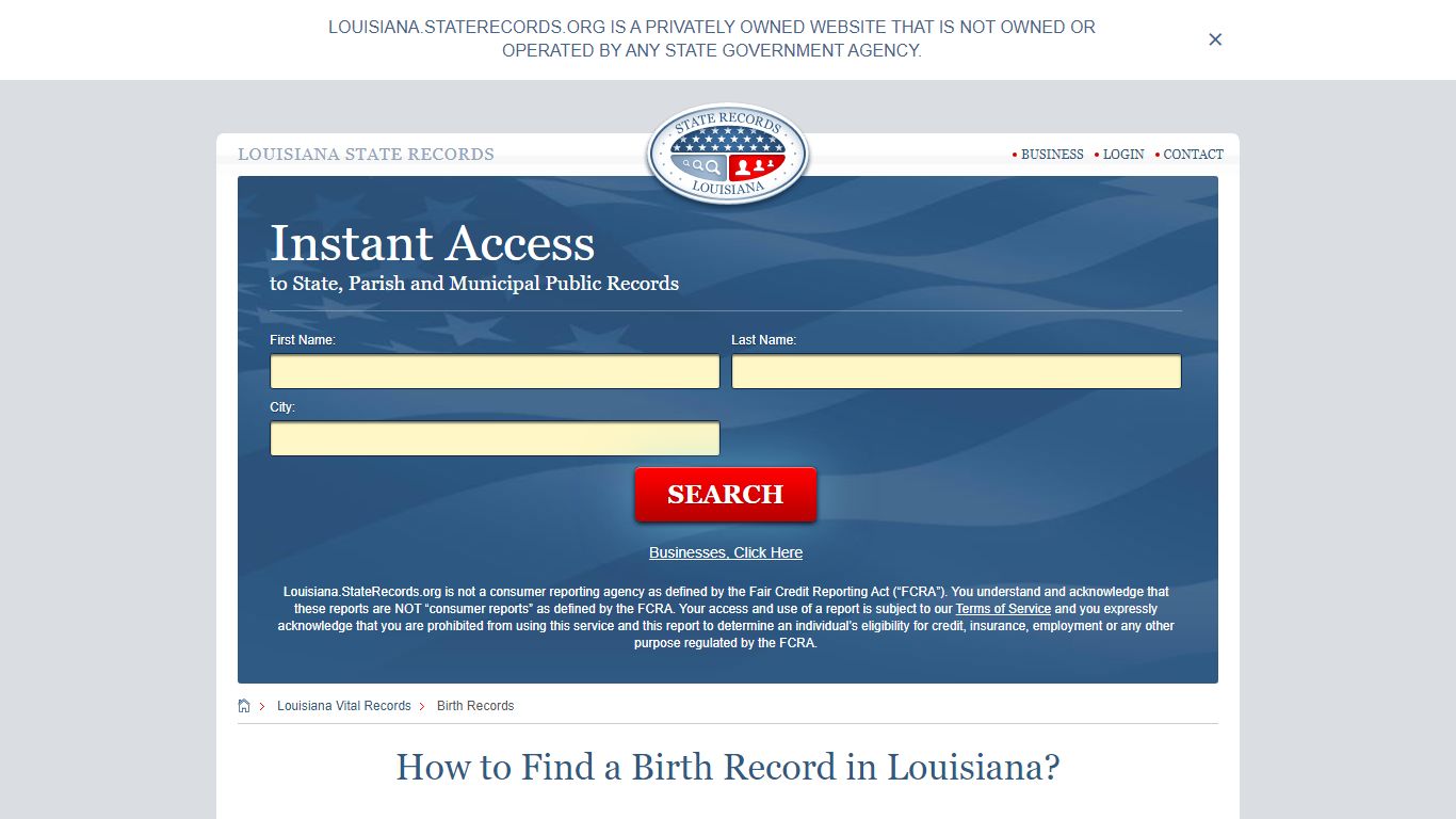 How to Find a Birth Record in Louisiana? - State Records